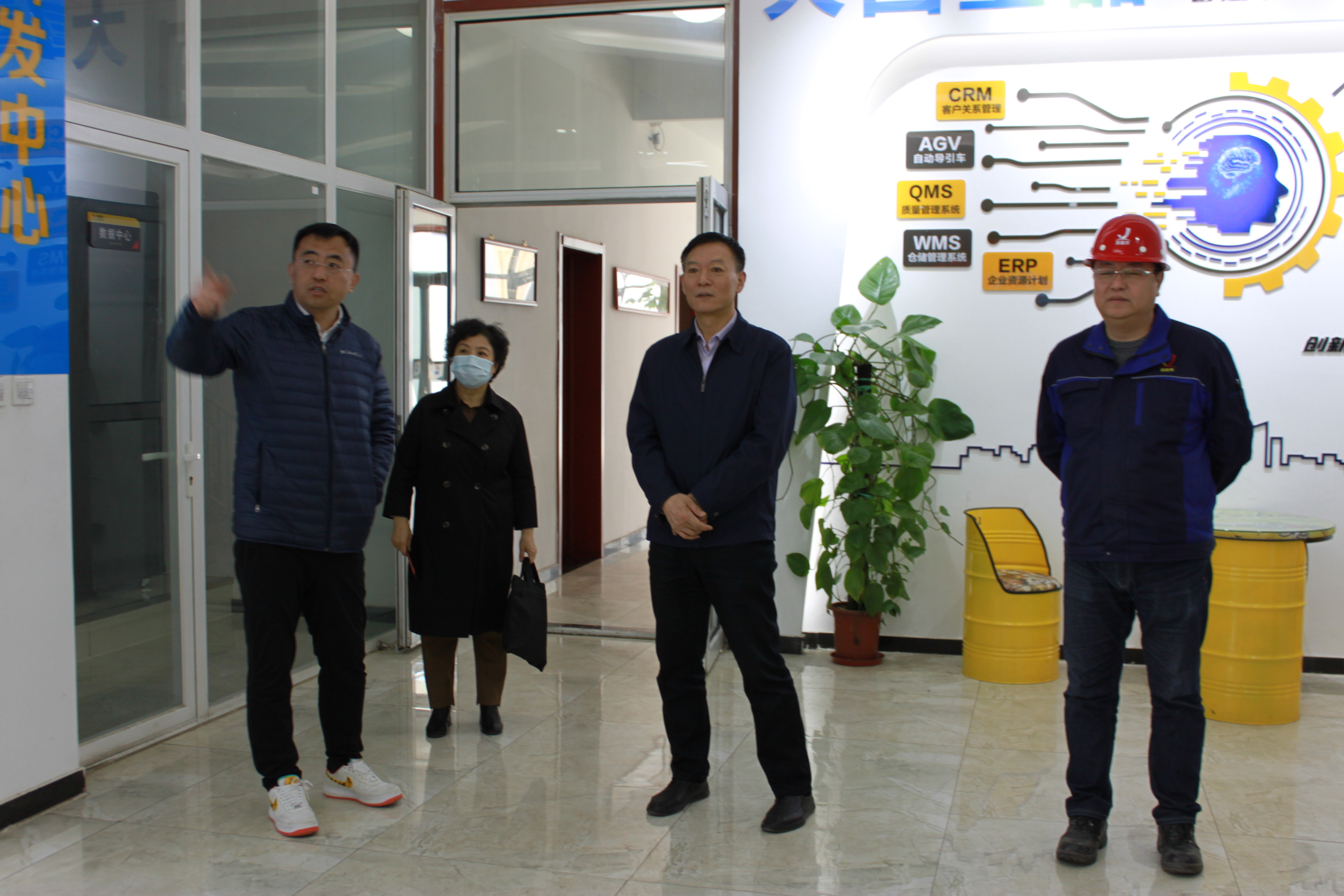 天津市北辰区人大常委会副主任刘基智一行到天津吉达尔重型机械科技股份有限公司调研